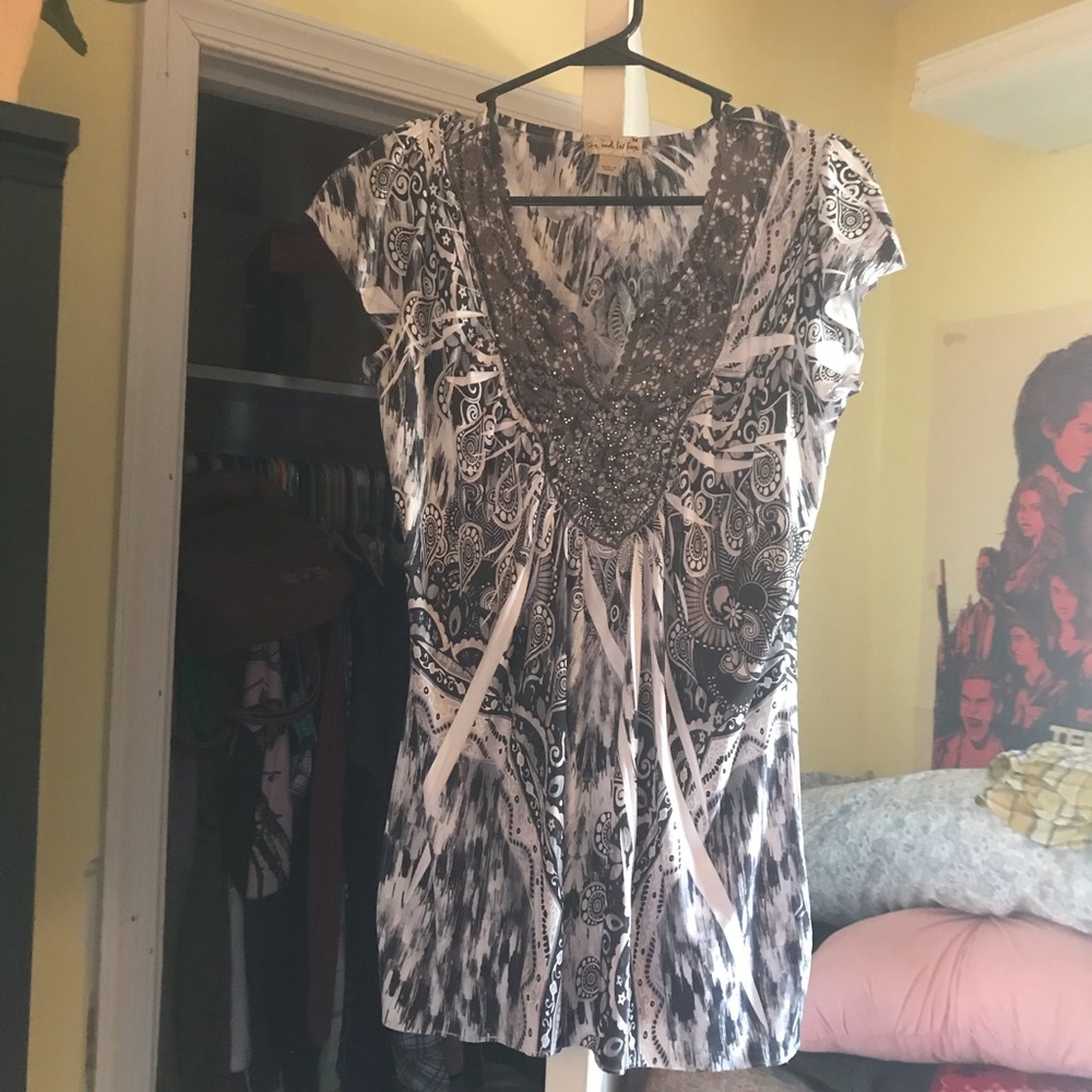 Live and let Live | Sequined Blouse